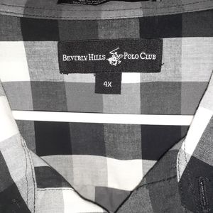 MENS 4XL POLO CLUB LONG SLEEVE BUTTON UP